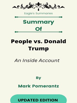 cover image of Summary of People vs. Donald Trump an Inside Account   by  Mark Pomerantz